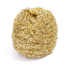 Metal spiral kitchen cleaning ball brass copper wire scourer